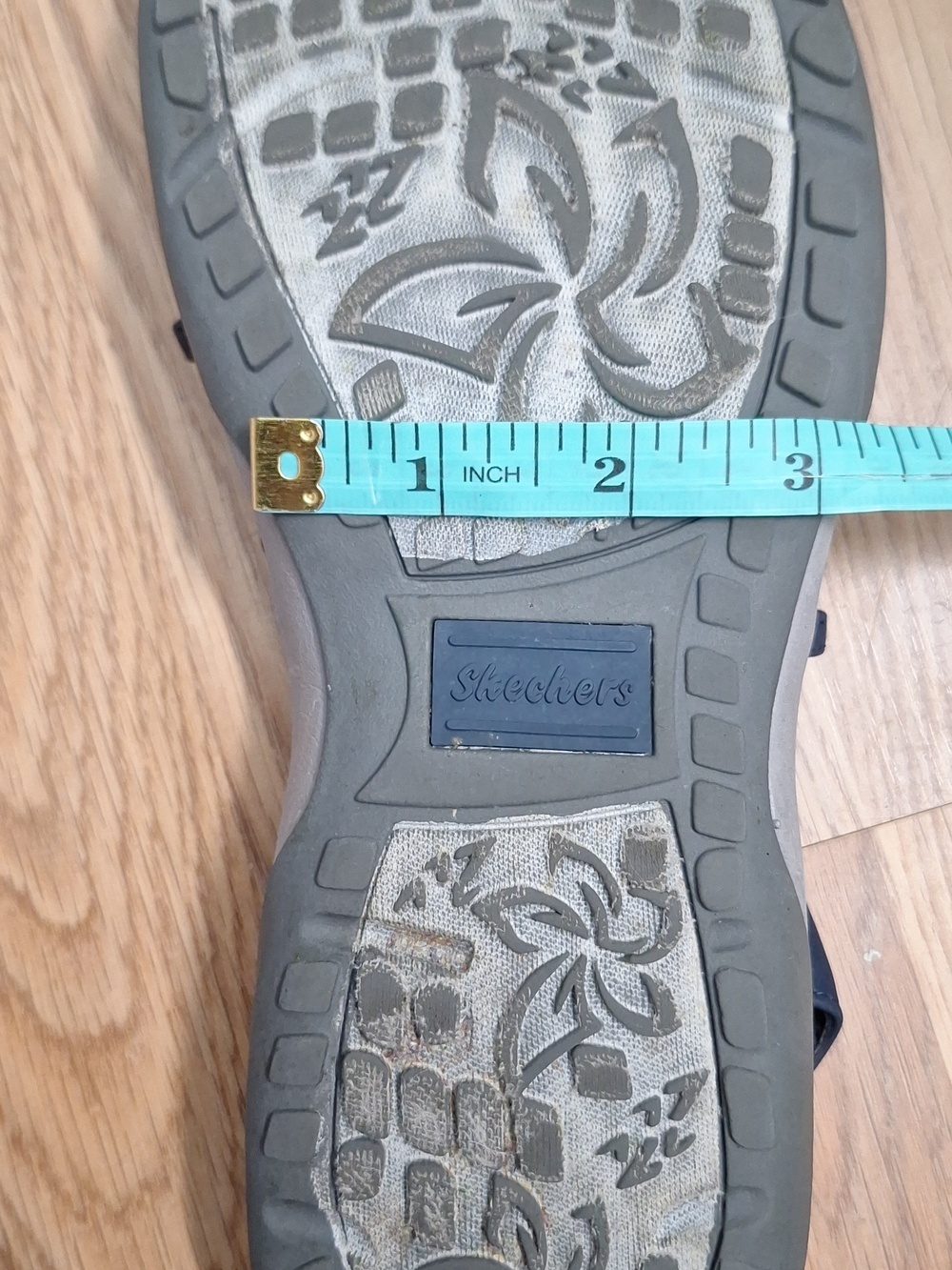 Skechers Reggae Stretch Appeal Z-Gore Slingback Women's Navy and Gray Sandals - Picture 10 of 10